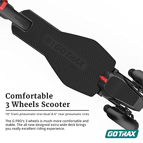 Gotrax Gpro Electric Scooter, 3 Wheel and Dual Rear Suspension