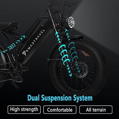 SMARTRAVEL DK400 Electric Bike Ebike with 1200W Motor