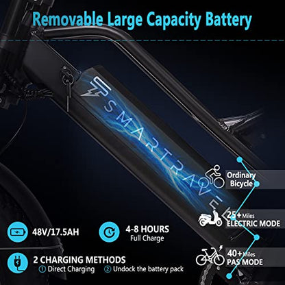 SMARTRAVEL DK400 Electric Bike Ebike with 1200W Motor