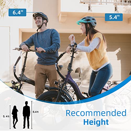 Rattan 750W LM/LF Pro Electric Bike for Adults 20" x 4.0 Fat Tire Electric Bicycles